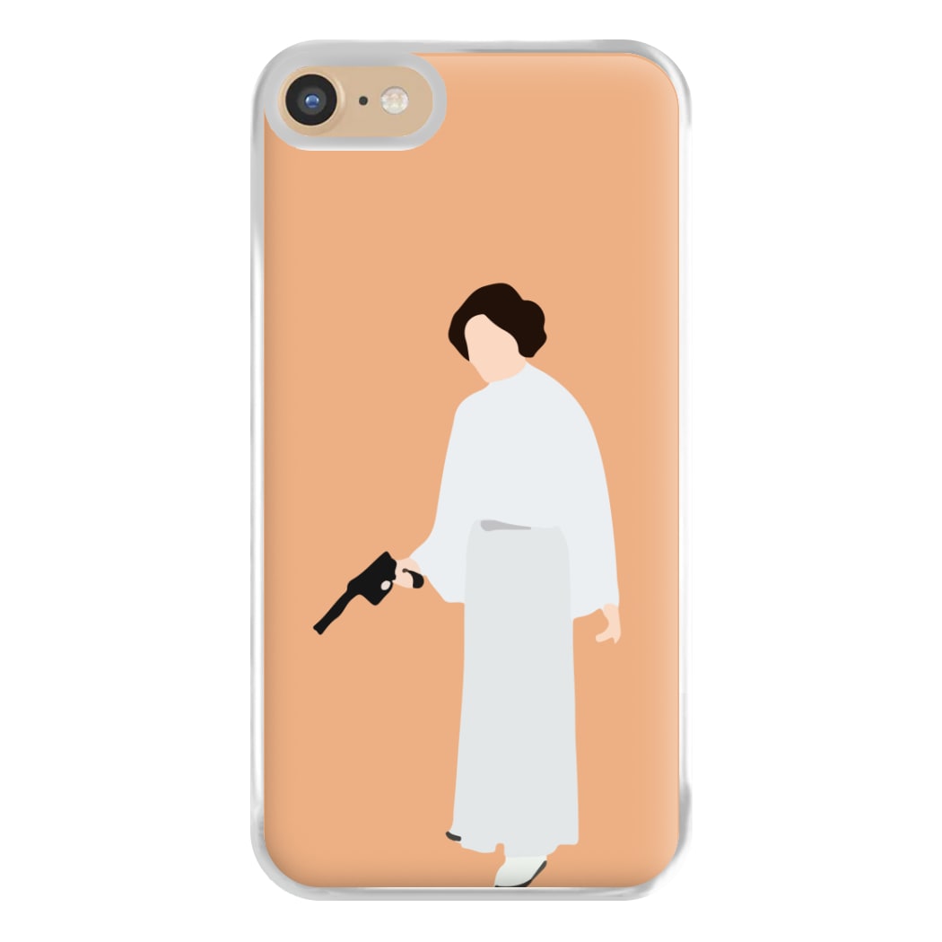 Leia Faceless With Gun Phone Case for iPhone 6 / 7 / 8 / SE