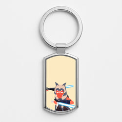 Ahsoka Tano Silver Keyring