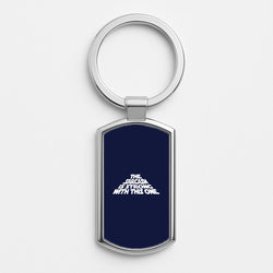 The Sarcasm Is Strong With This One Silver Keyring