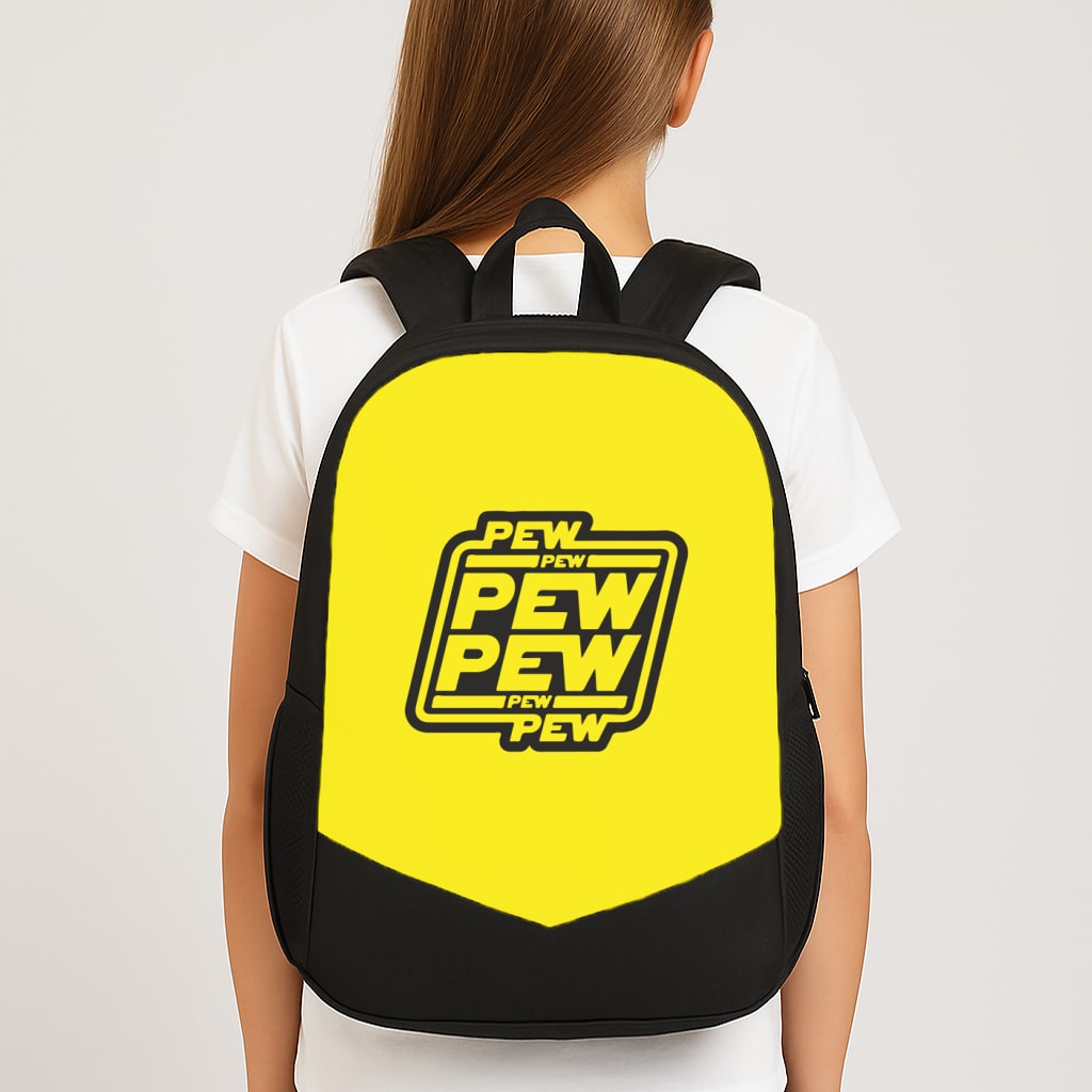 Pew Pew Large School Bag