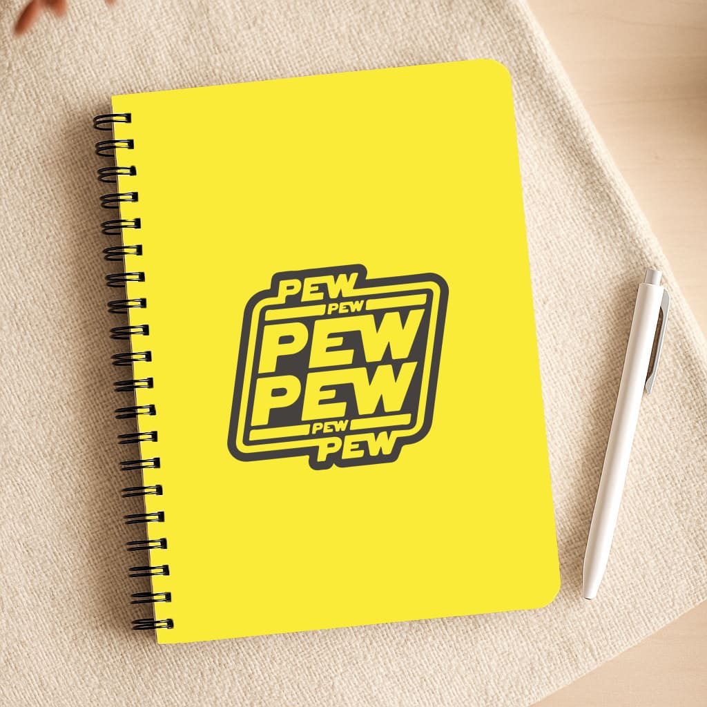 Pew Pew Notepad