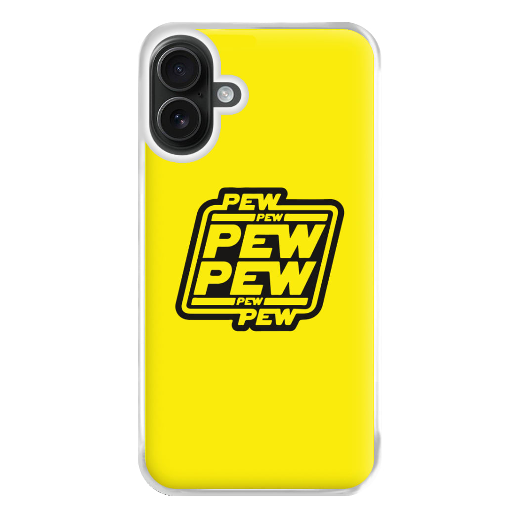 Pew Pew Phone Case for iPhone 16 Plus