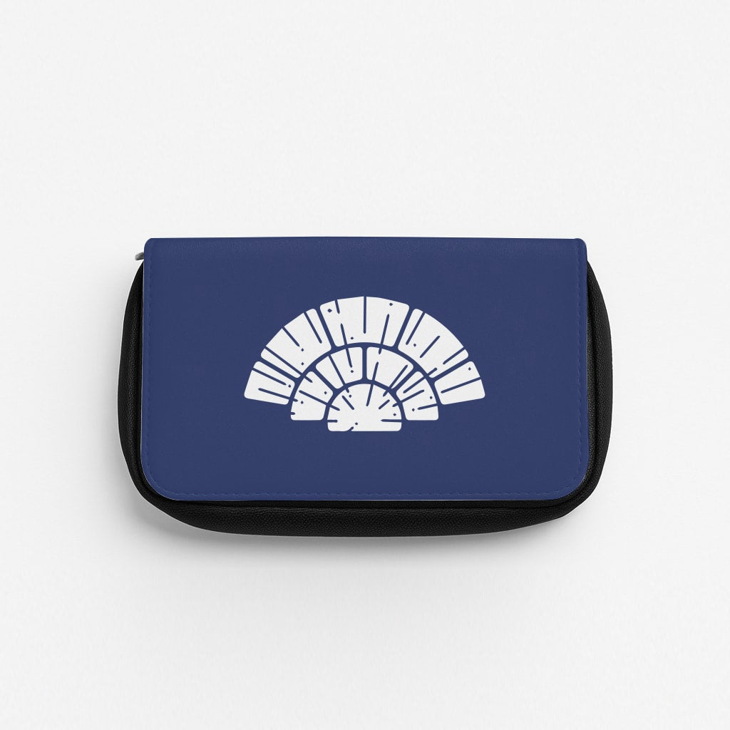 Blue Design Pencil Case
