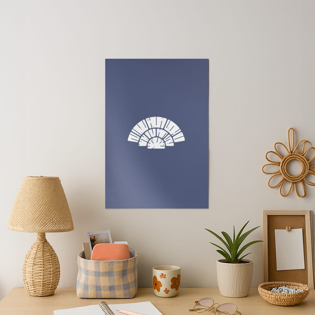 Blue Design Art Print