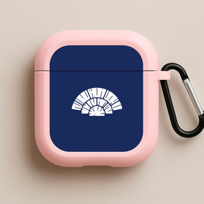 Blue Design Pink AirPods Case
