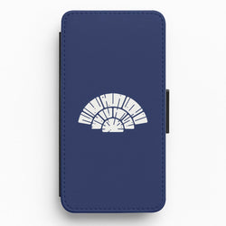 Blue Design Flip / Wallet Phone Case
