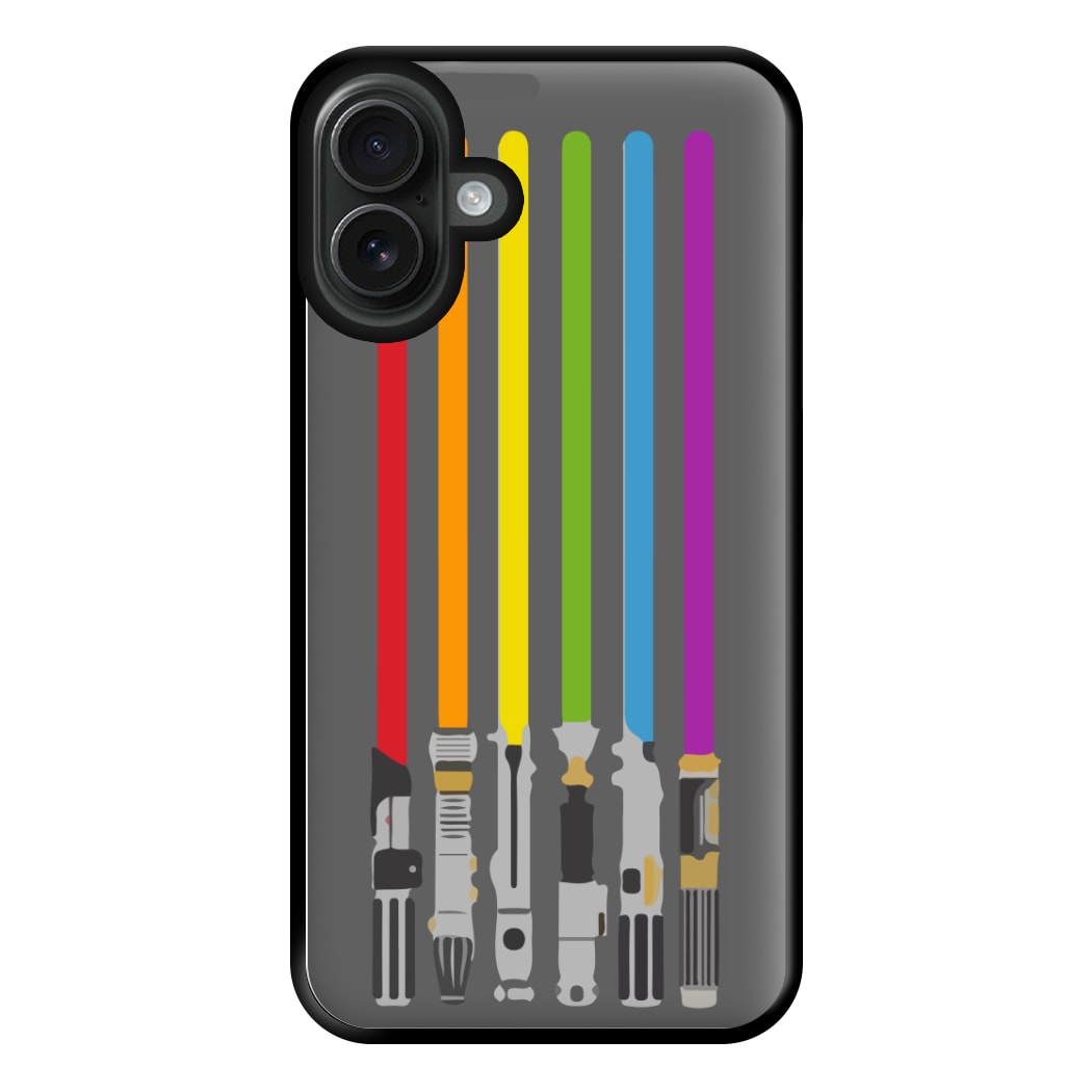 Lightsabers Phone Case for iPhone 16 Plus