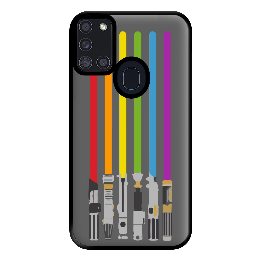 Lightsabers Phone Case for Galaxy A21s