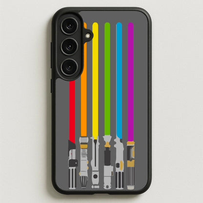 Lightsabers Phone Case for Galaxy S25FE