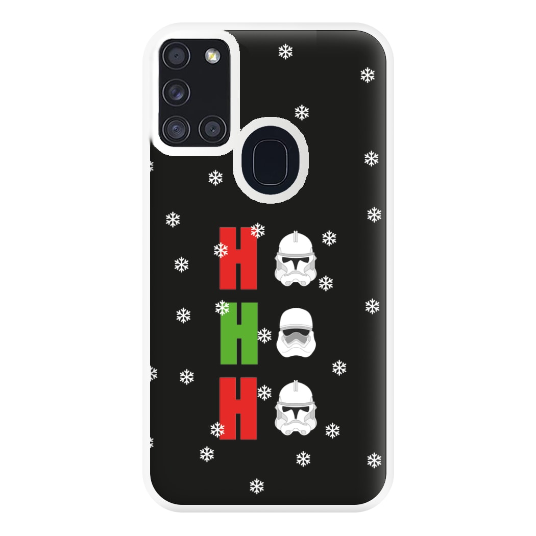 Ho Ho Ho Troopers Phone Case for Galaxy A21s