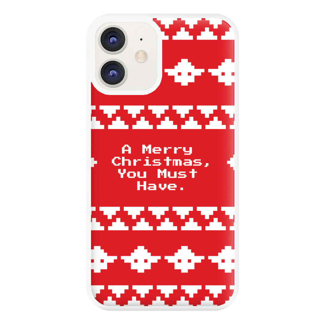 A Merry Christmas You Must Have Phone Case for iPhone 12 / 12 Pro