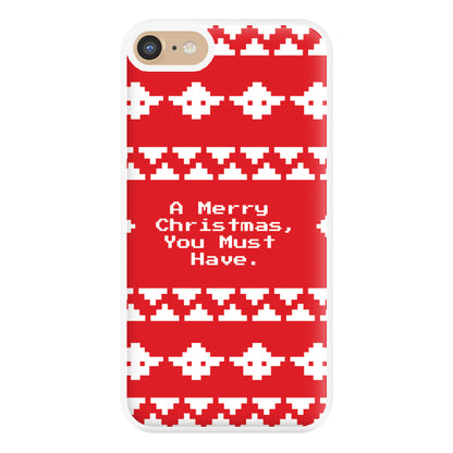 A Merry Christmas You Must Have Phone Case for iPhone 6 / 7 / 8 / SE