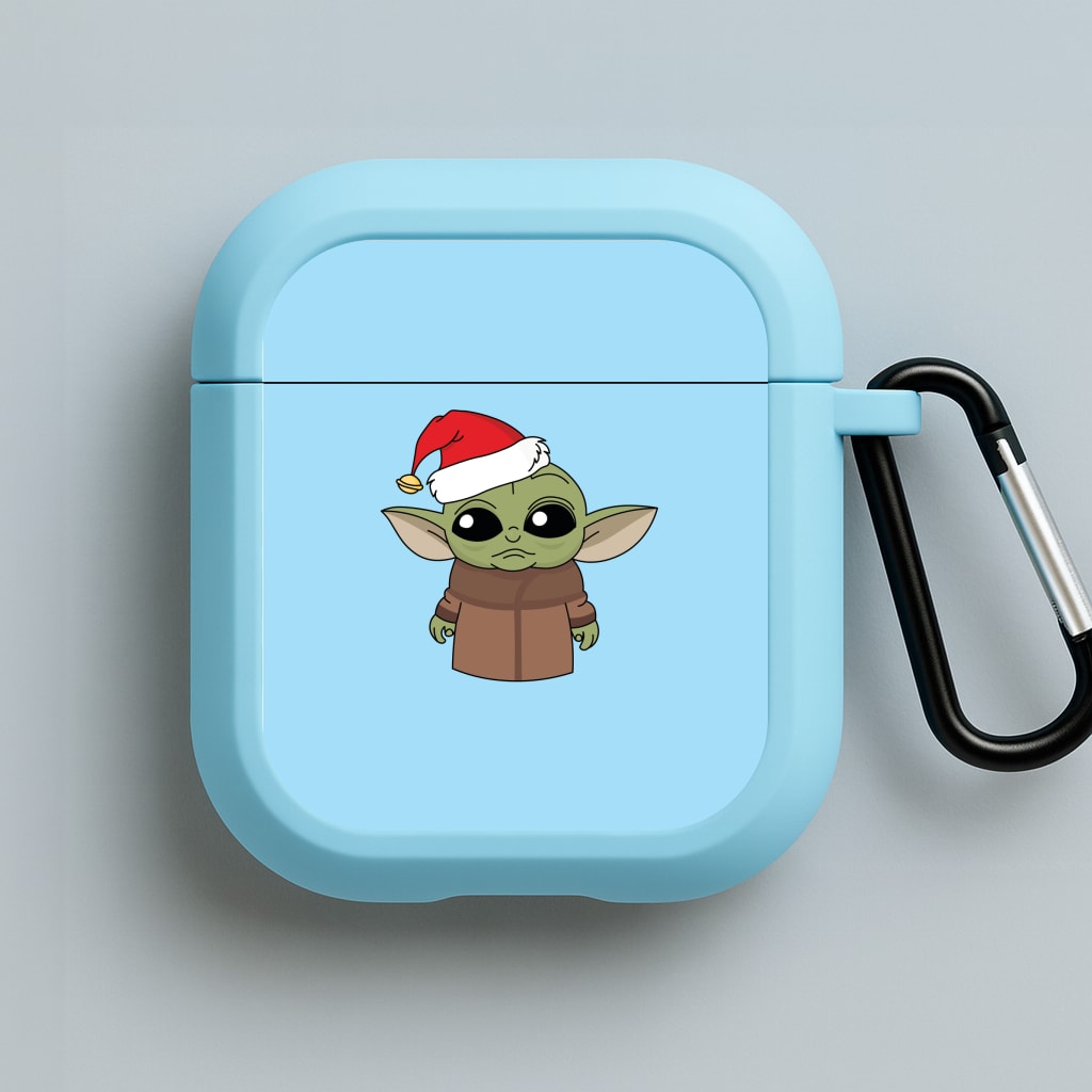 Baby Yoda Blue AirPods Case