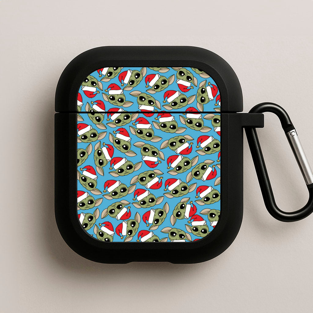 Baby Yoda Christmas Pattern AirPods Case