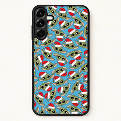 Baby Yoda Christmas Pattern Phone Case for Galaxy A17