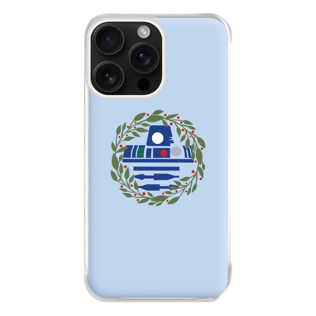 R2D2 Christmas Wreath Phone Case