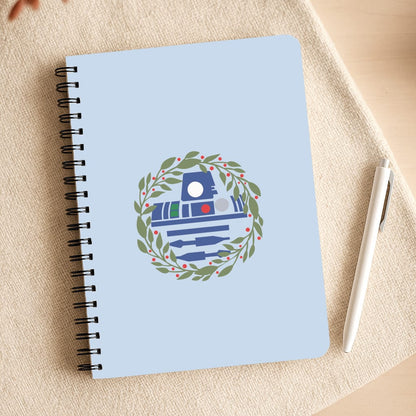 R2D2 Christmas Wreath Notepad