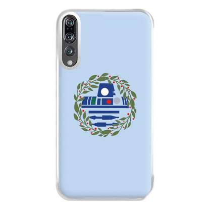 R2D2 Christmas Wreath Phone Case for Huawei P20 Pro