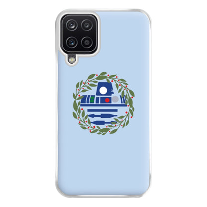 R2D2 Christmas Wreath Phone Case for Galaxy A12