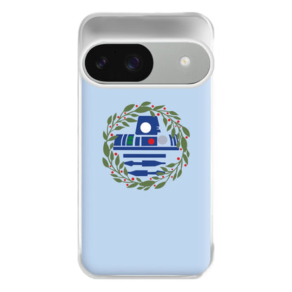 R2D2 Christmas Wreath Phone Case for Google Pixel 9 / 9 Pro