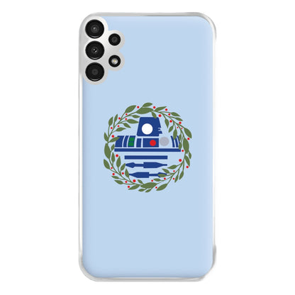 R2D2 Christmas Wreath Phone Case for Galaxy A13