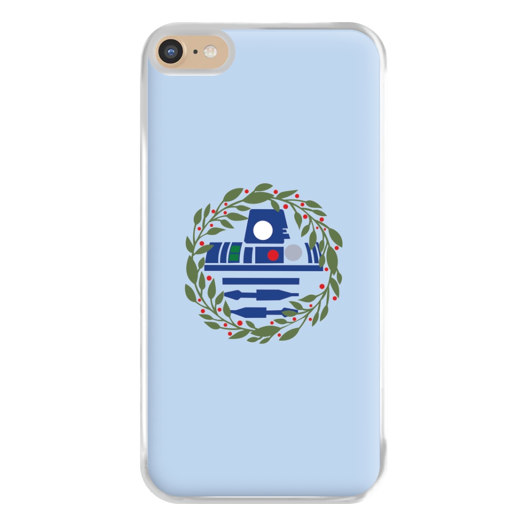 R2D2 Christmas Wreath Phone Case for iPhone 6 Plus / 7 Plus / 8 Plus