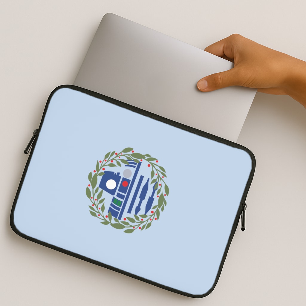 R2D2 Christmas Wreath MacBook Case