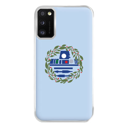 R2D2 Christmas Wreath Phone Case for Galaxy A41