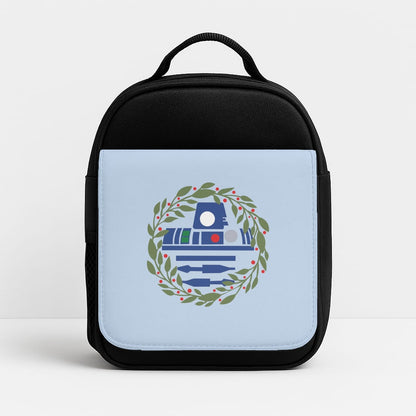 R2D2 Christmas Wreath Insulated Lunchbox