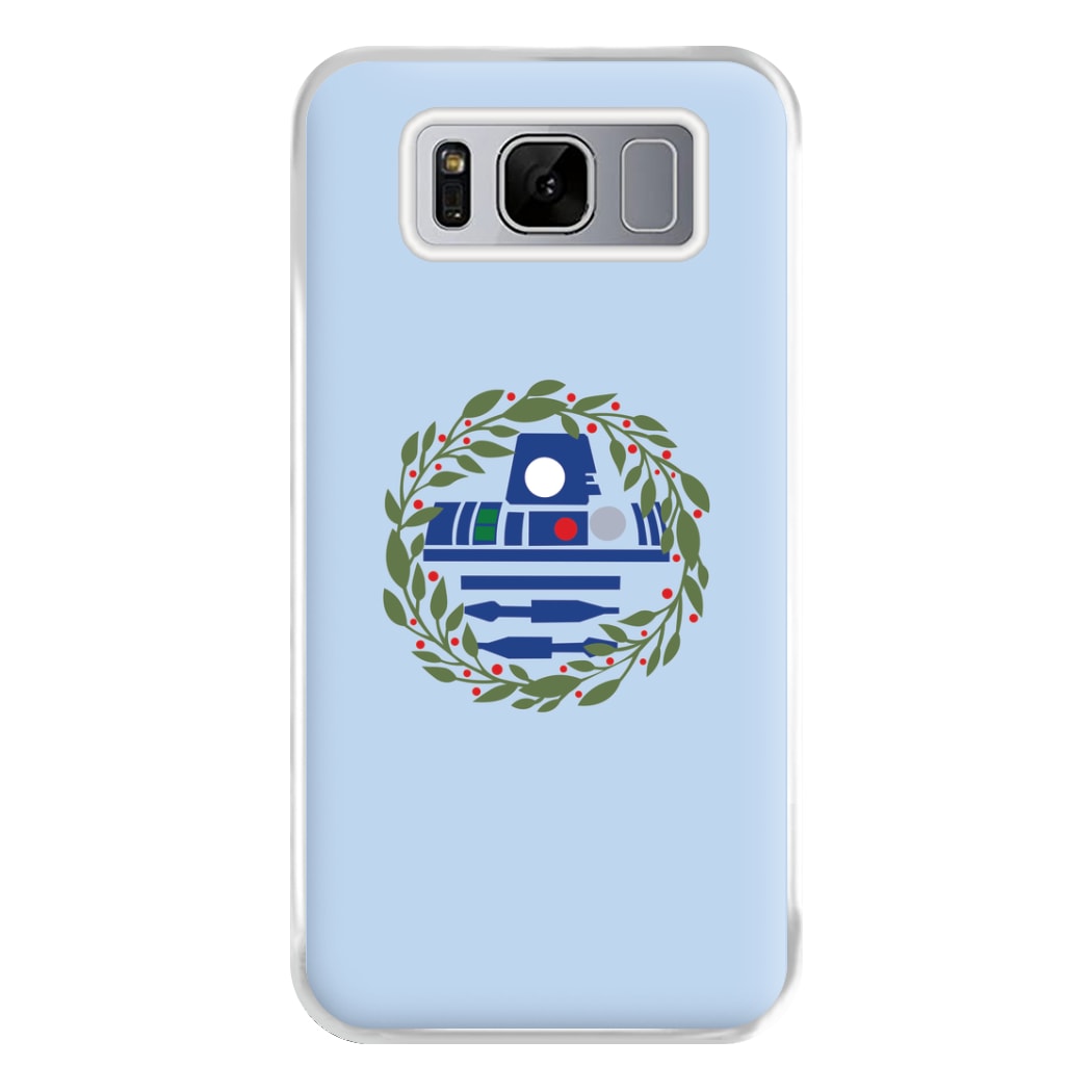 R2D2 Christmas Wreath Phone Case for Galaxy S8 Plus