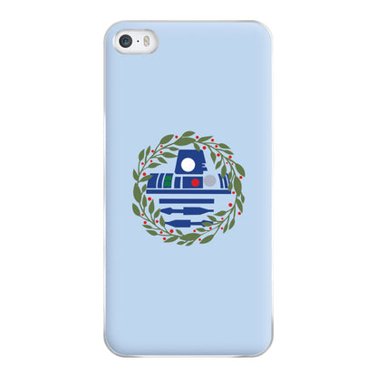 R2D2 Christmas Wreath Phone Case for iPhone 5 / 5s / SE 2016