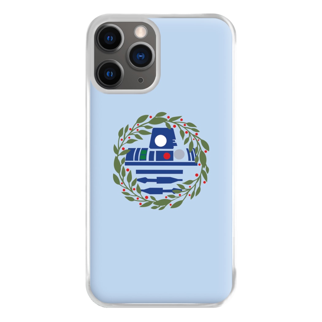 R2D2 Christmas Wreath Phone Case for iPhone 12 Pro Max