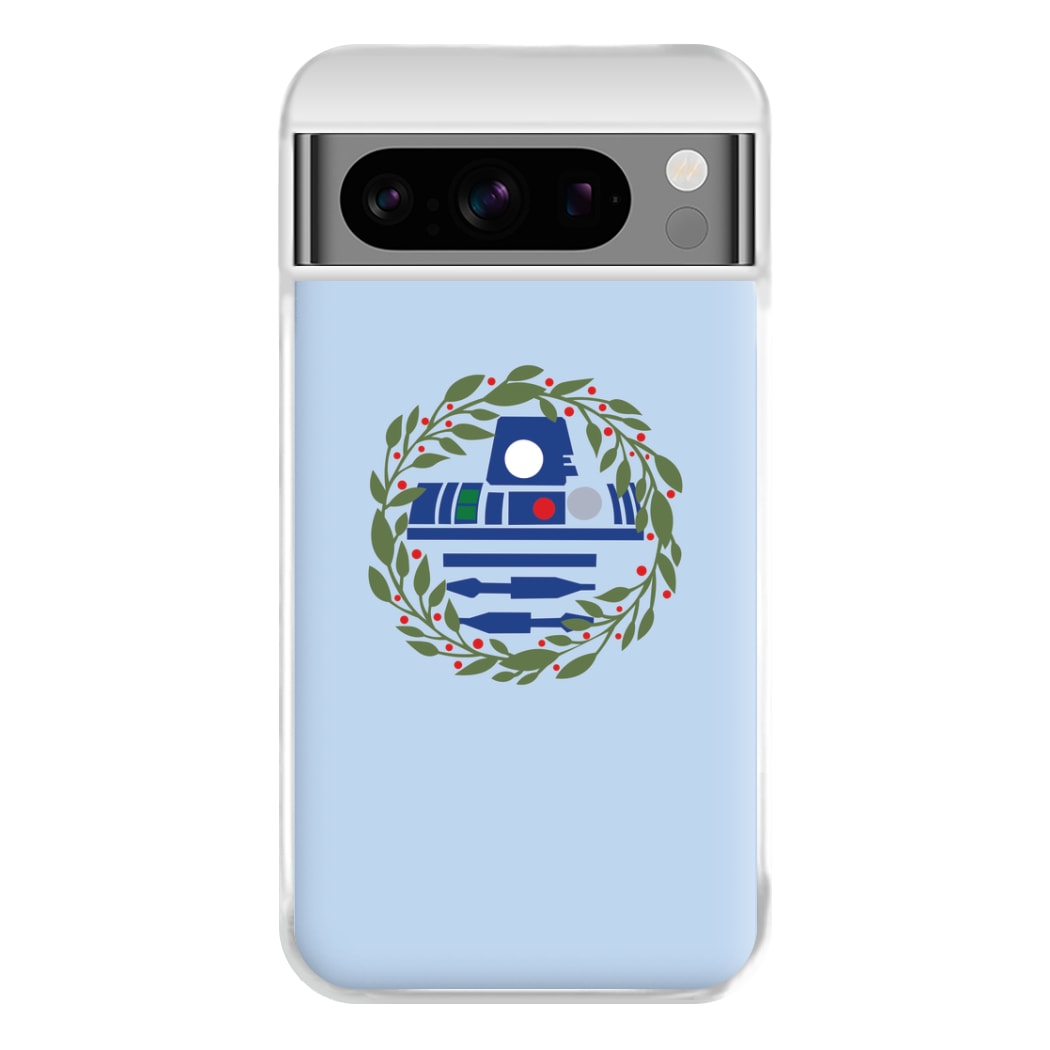 R2D2 Christmas Wreath Phone Case for Google Pixel 8 Pro