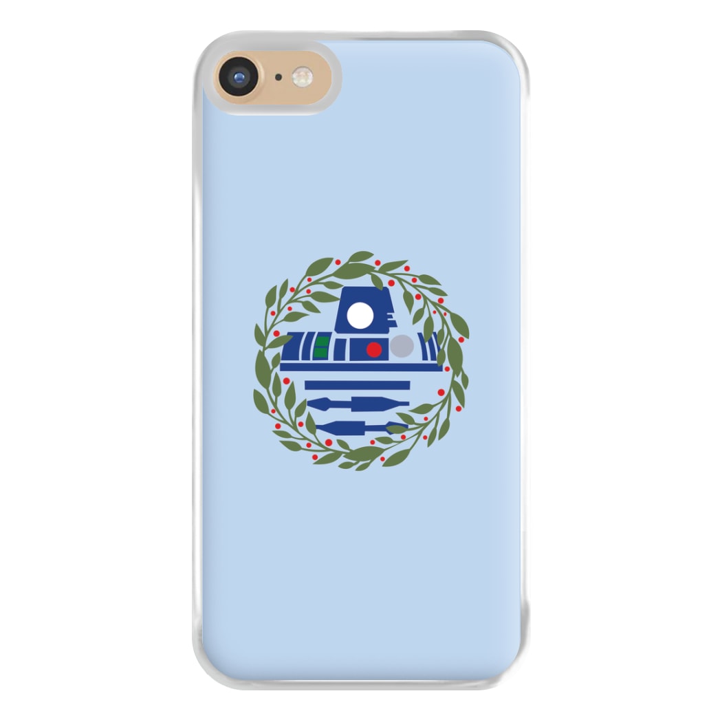 R2D2 Christmas Wreath Phone Case for iPhone 6 / 7 / 8 / SE