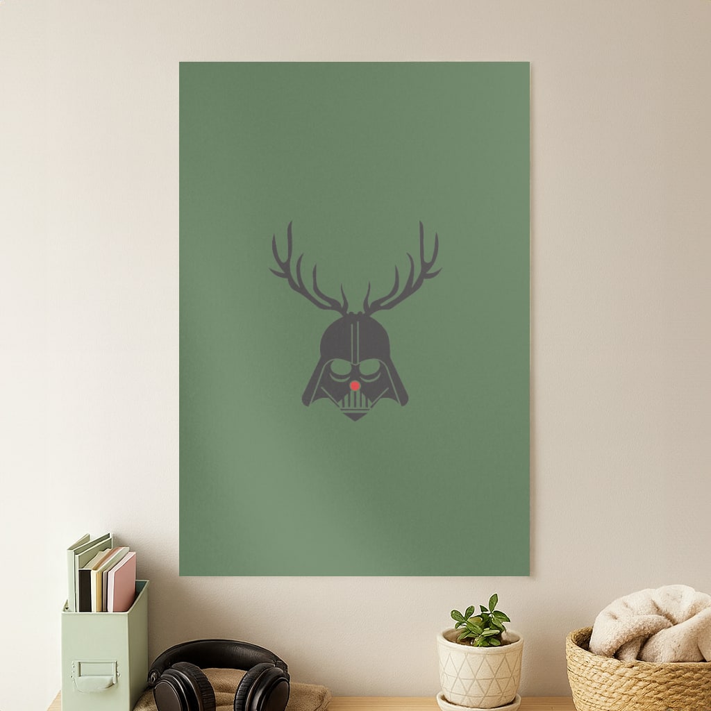 Christmas Darth Vader Poster