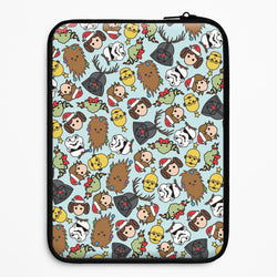 Star Wars Christmas Pattern Laptop Sleeve