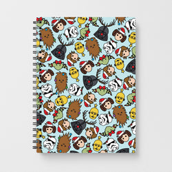 Star Wars Christmas Pattern Notebook