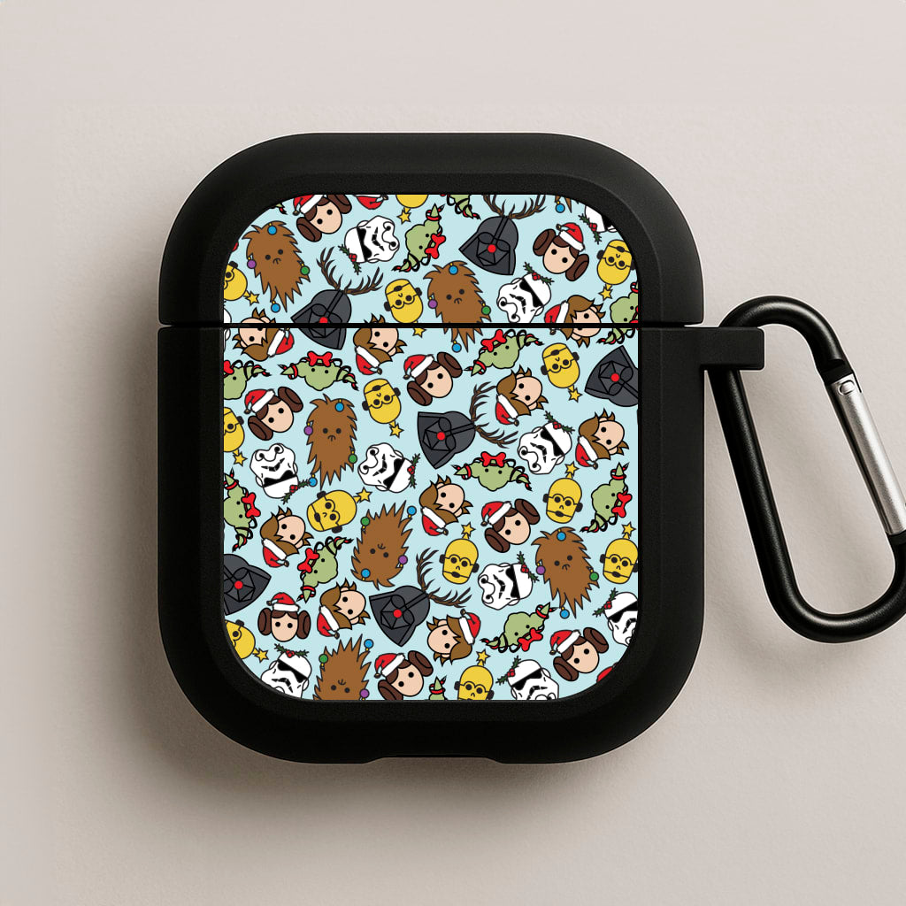 Star Wars Christmas Pattern AirPods Case