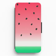 Watermelon Ombre Flip Wallet Phone Case 1