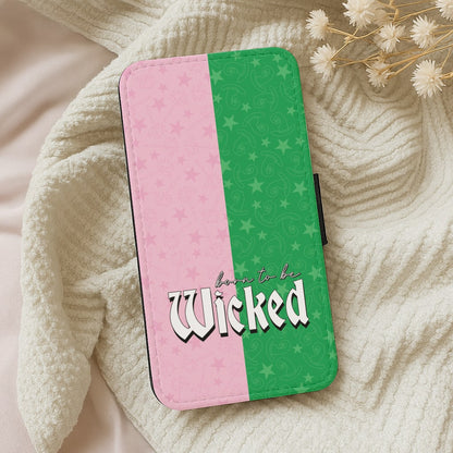 Born To Be Wicked Wallet Phone Case