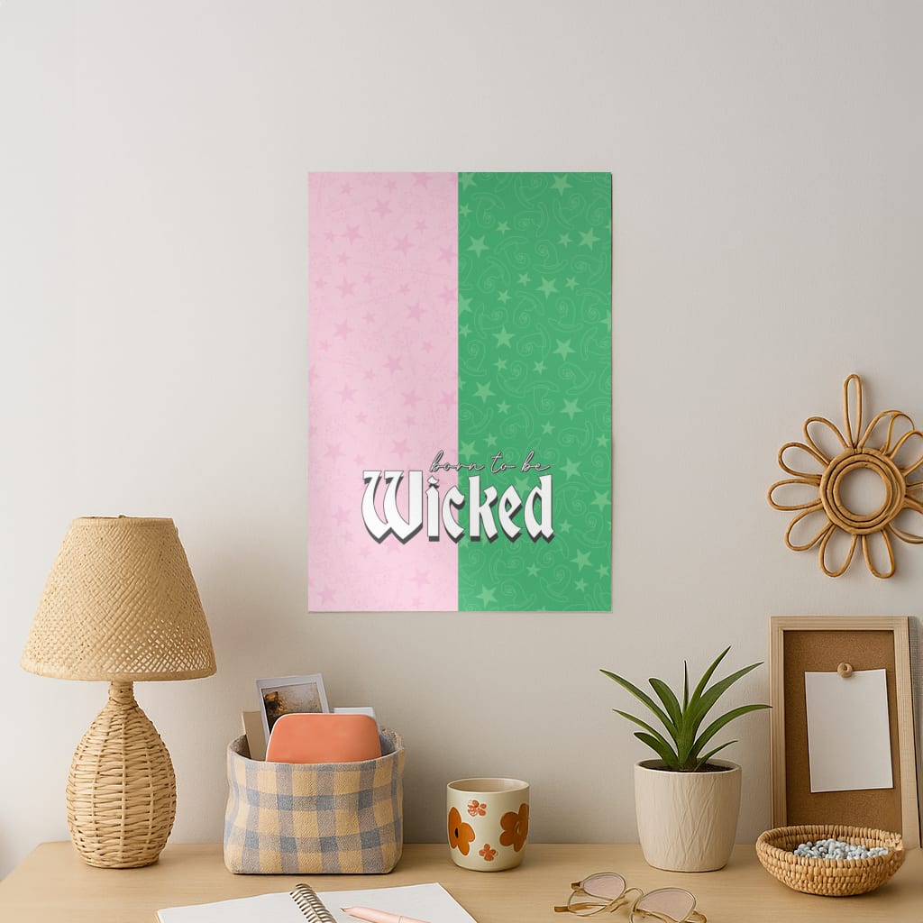 Born To Be Wicked Art Print