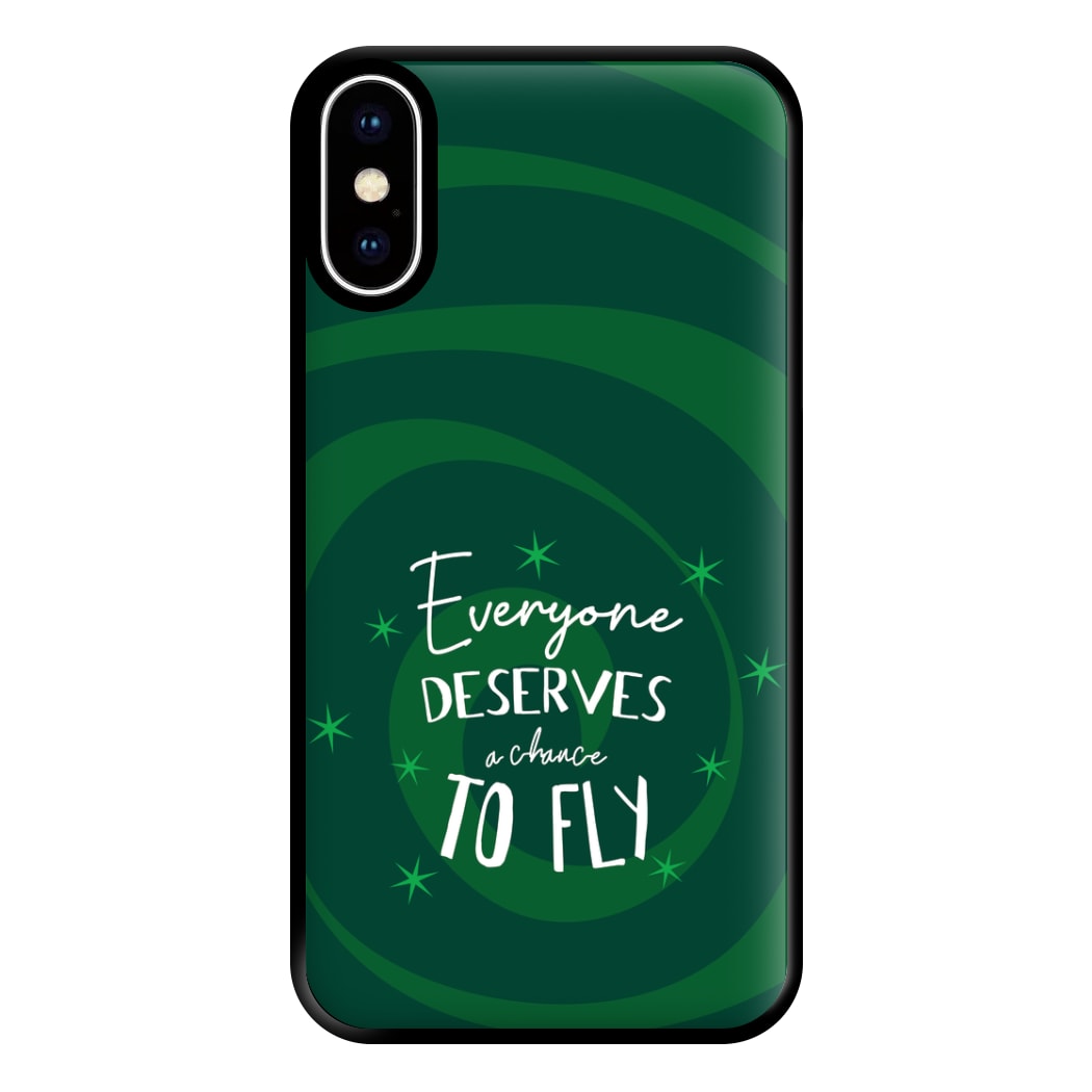 Everyone Deserves A Chance To Fly Phone Case for iPhone XS Max