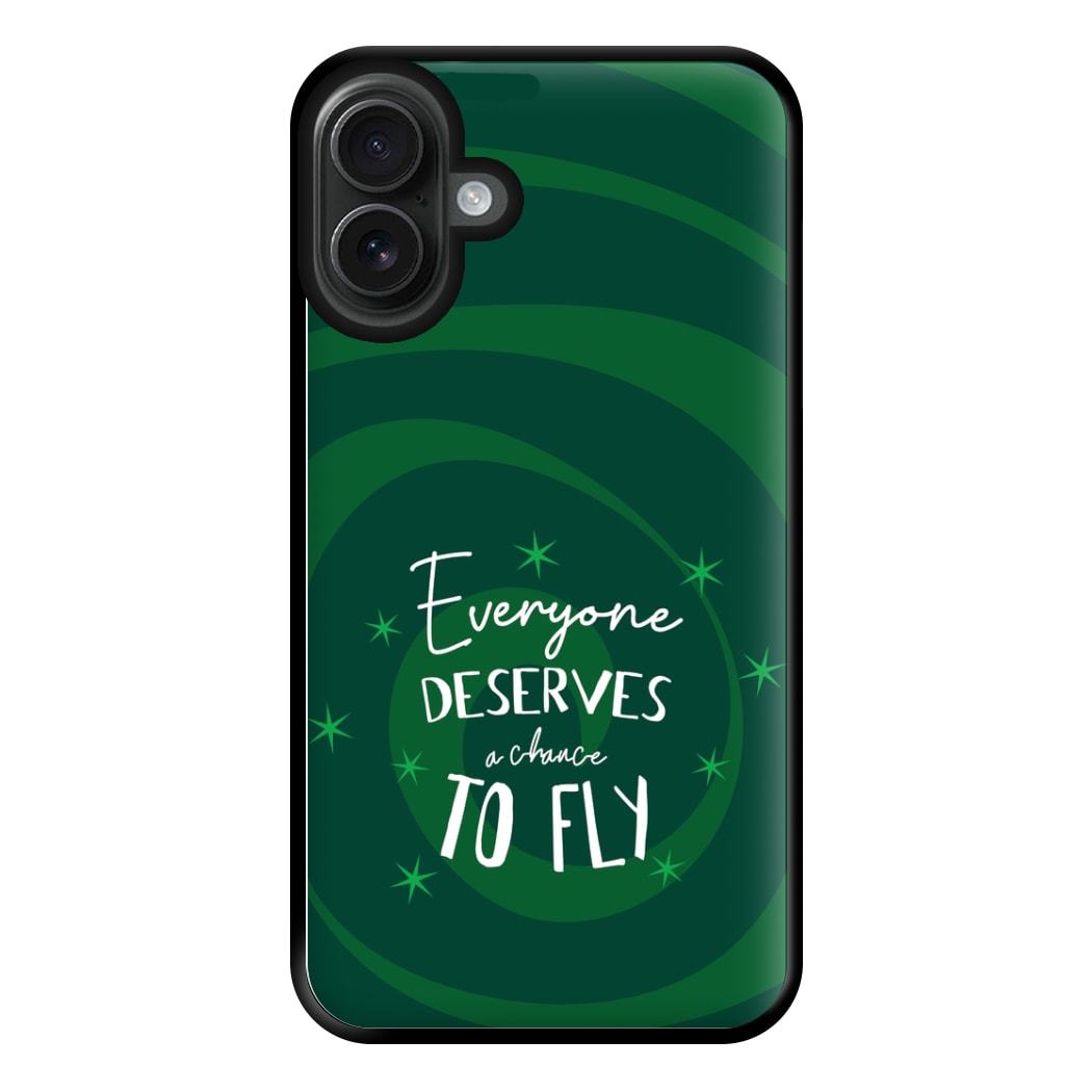 Everyone Deserves A Chance To Fly Phone Case for iPhone 16 Plus