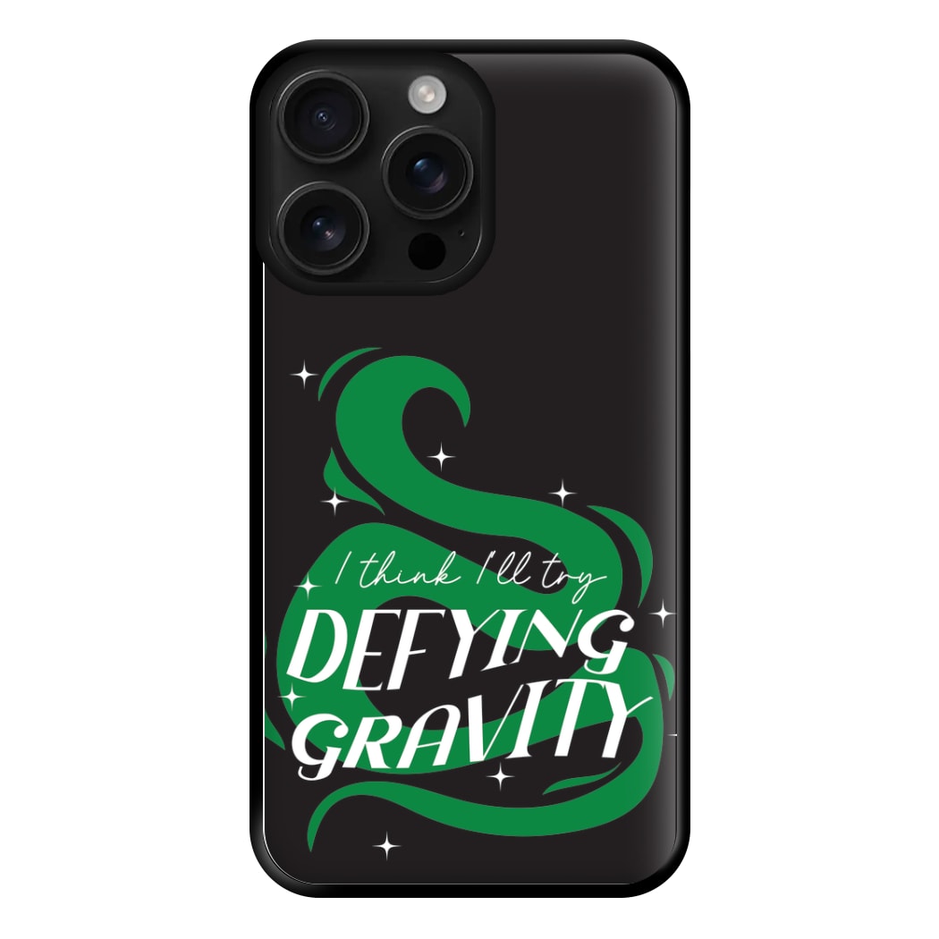 I Think I'll Try Defying Gravity Phone Case for iPhone 16 Pro Max