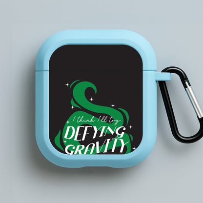 I Think I'll Try Defying Gravity Blue AirPods Case