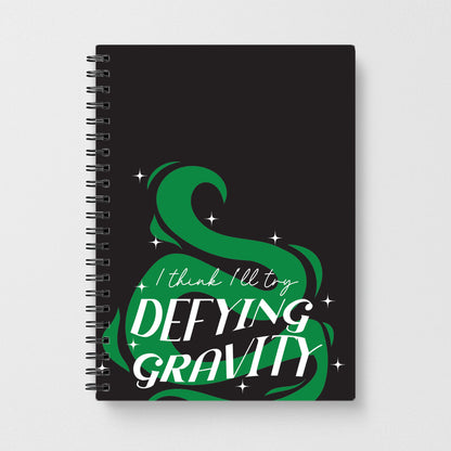 I Think I'll Try Defying Gravity Notebook