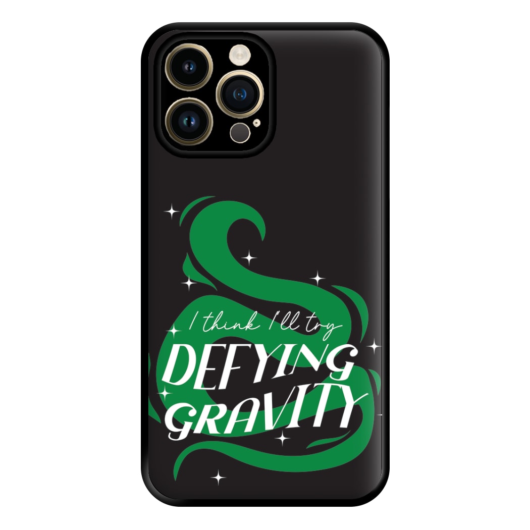 I Think I'll Try Defying Gravity Phone Case for iPhone 14 Pro Max