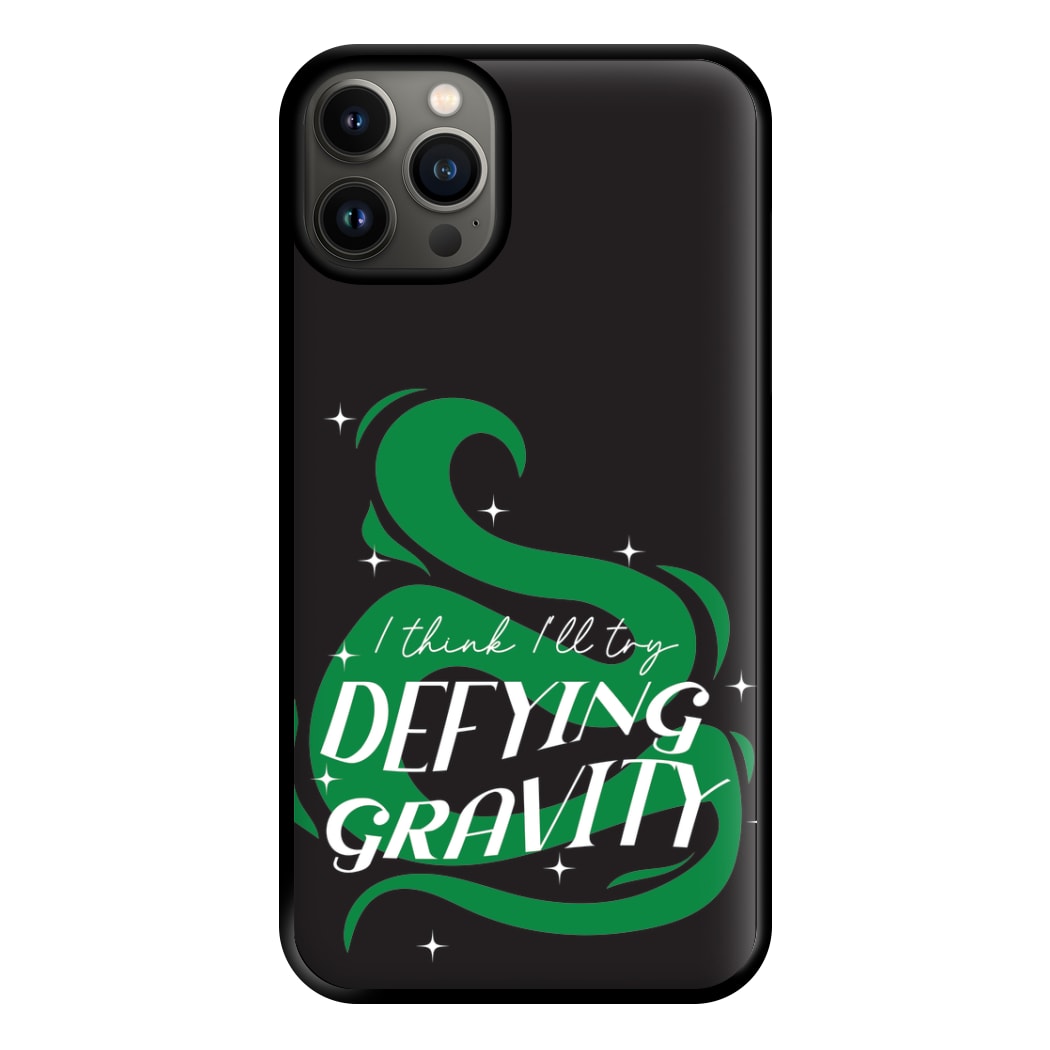 I Think I'll Try Defying Gravity Phone Case for iPhone 13