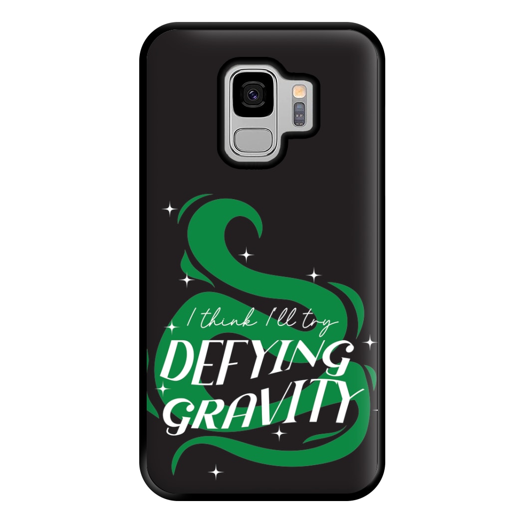 I Think I'll Try Defying Gravity Phone Case for Galaxy S9 Plus