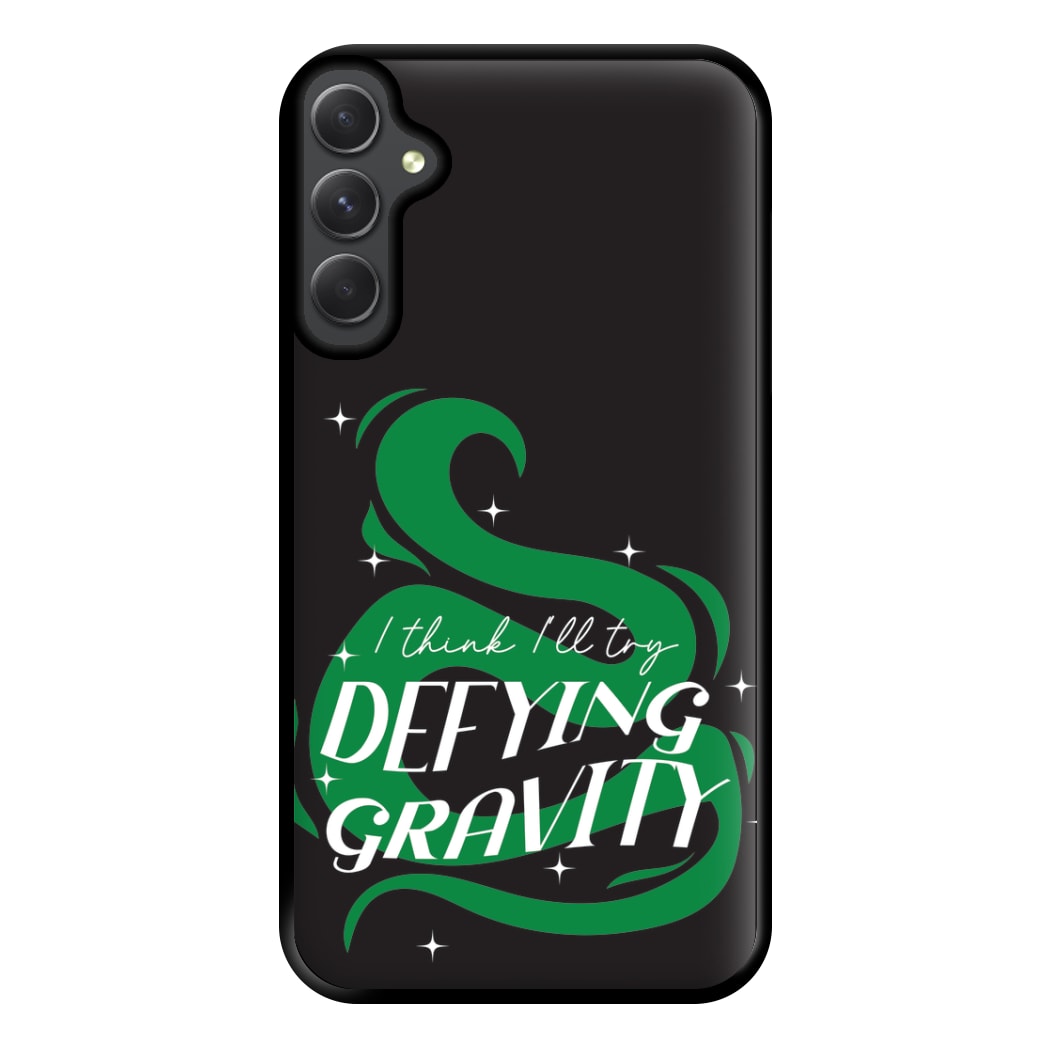 I Think I'll Try Defying Gravity Phone Case for Galaxy A34